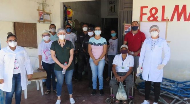 UM PACTO PELA VIDA: A Prefeitura de Campo Grande/RN, junto a policiais militares realizam visitas a zona rural do Município