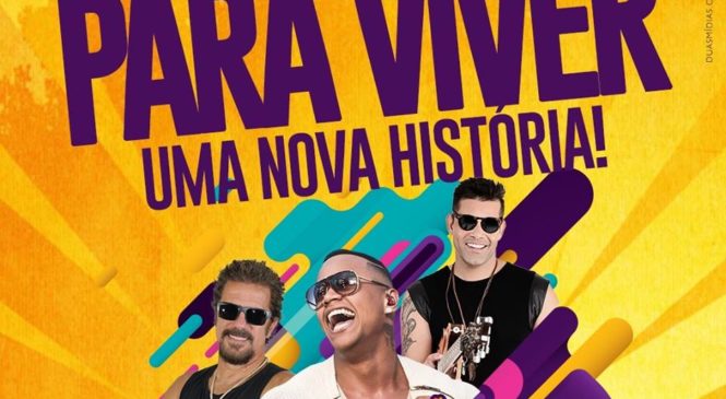 Léo Santana, Chicabana e Tuca Fernandes no Carnapau 2017