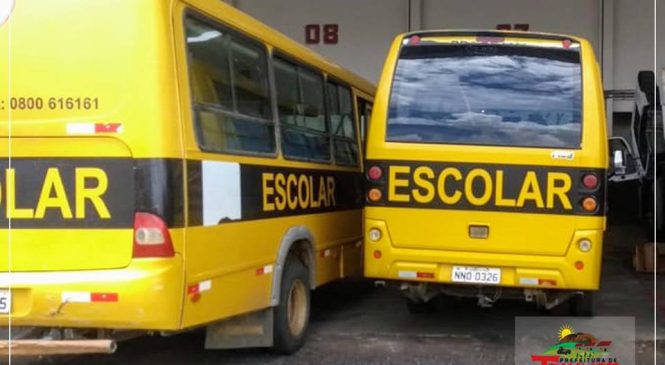 Prefeitura de Triunfo Potiguar/RN, realiza manutenção na frota do transporte escolar municipal