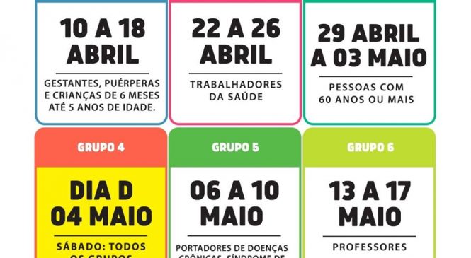 Calendário da campanha de vacinação conta a influenza é divulgado na cidade de Olho d’água dos Borges/RN