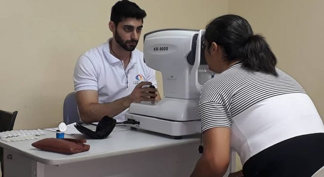 Mutirão pela saúde visual em em Almino Afonso/RN