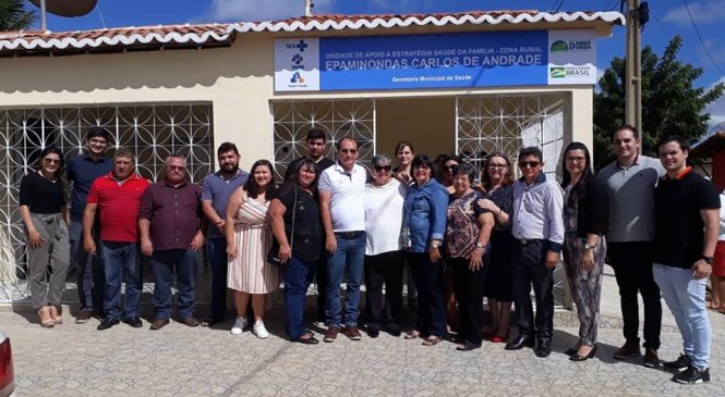 Gestão Waldneio Amorim inaugura unidade de saúde do bairro do açude em Almino Afonso/RN