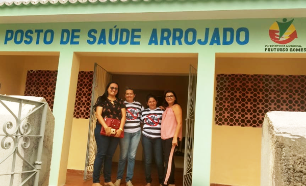 Em Frutuoso Gomes/RN, a reforma de um posto de saúde na comunidade rural do Arrojado, contempla dezenas de famílias