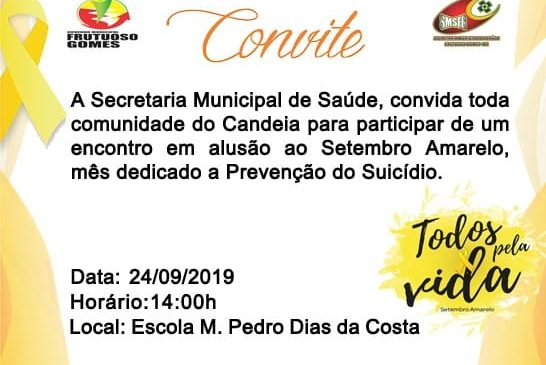 Encontro alusivo ao Setembro Amarelo é realizado em Frutuoso Gomes/RN