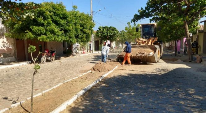 Prefeitura Municipal de Olho d’Água do Borges/RN, intensifica limpeza pelas principais ruas e avenidas da cidade