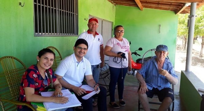 Saúde em alta em Almino Afonso/RN, equipes da estratégia de saúde da zona rural realiza atendimentos e visitas nas comunidades de Exú e Três Altos