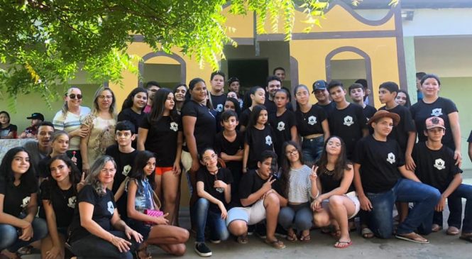 Em Rafael Godeiro/RN, a Escola Municipal Raimundo Nonato de Lima, realiza gincana cultural com alunos do ensino fundamental II