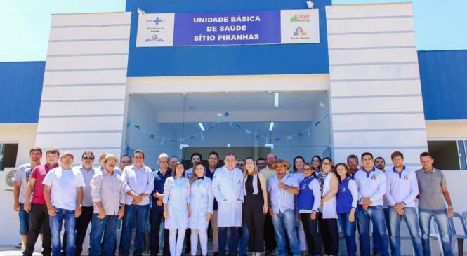 Prefeitura de Rafael Godeiro/RN, realiza a entrega de nova unidade básica de saúde na comunidade Piranhas dos Paivas