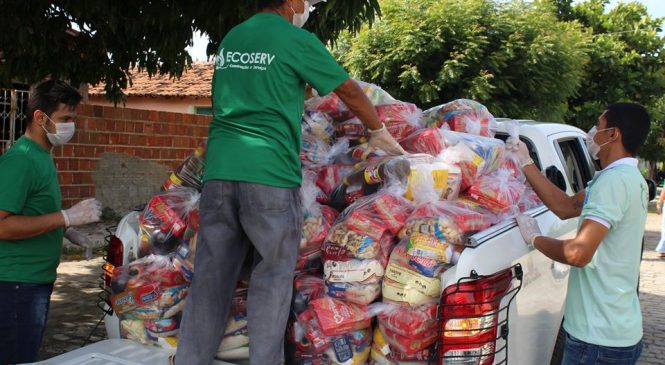 Quase 1 mil cestas básicas são distribuídas pela Prefeitura Municipal de Viçosa/RN, durante a Semana Santa de 2020