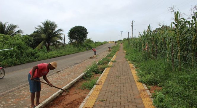 No município de Venha-Ver/RN, o governo municipal intensificou nesta última semana, os trabalhos de limpeza urbana na cidade