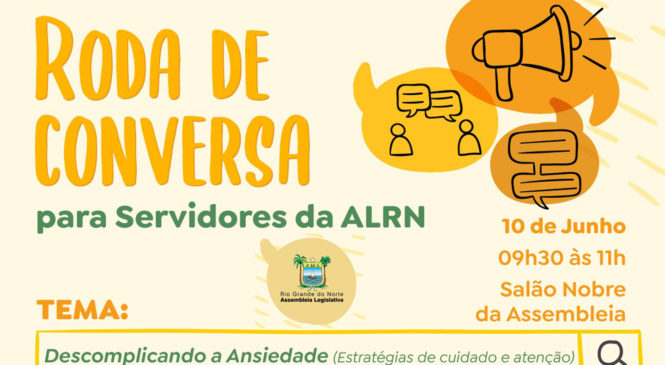 Assembleia Legislativa promove roda de conversa sobre ansiedade