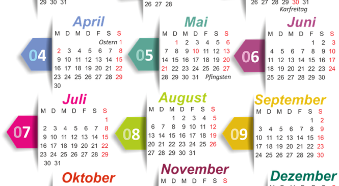 Lista de feriados prolongados em 2018