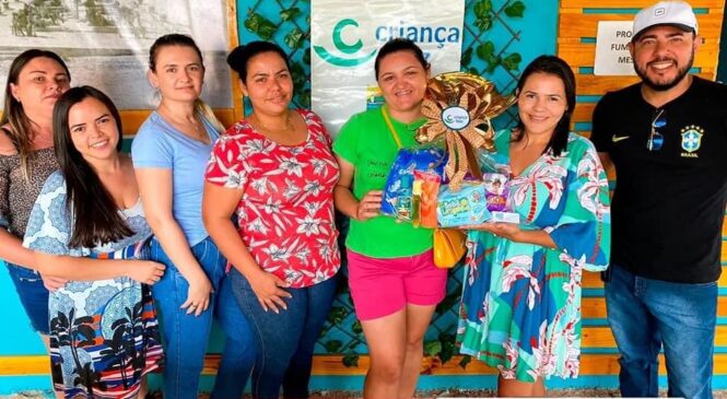 Programa criança feliz promove uma manhã de lazer as famílias usuárias em Coronel João Pessoa