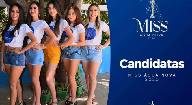 A Prefeitura de Água Nova através da Secretaria Municipal de Cultura, apresenta as 05 (cinco) candidatas que concorrerão ao título de MISS ÁGUA NOVA 2020