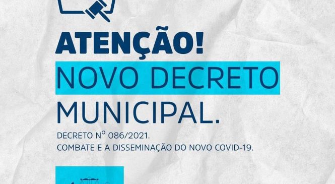 São Miguel/RN, adota novas medidas através de decreto para conter aumento de casos de Covid-19 no município