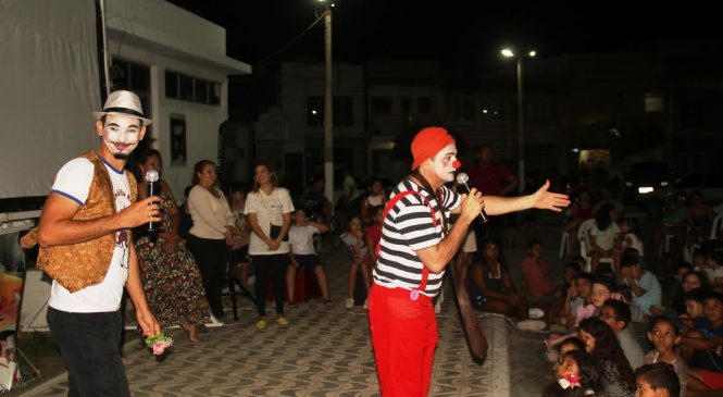 Companhia cultural Ciranduís participa de Projeto Cultura na Praça com lotação de público