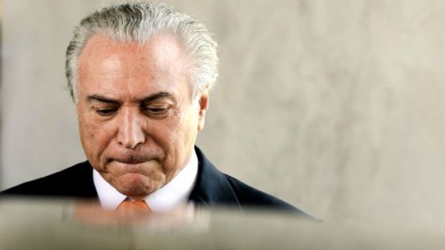 Temer fará pronunciamento às 15hs.  para responder a denúncia de Rodrigo Janot