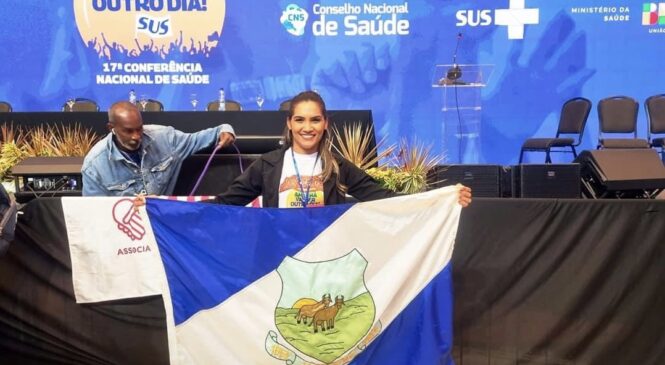 Presidente do Conselho Municipal de Saúde de Viçosa, participou da 17ª Conferência Nacional de Saúde, em Brasília/DF