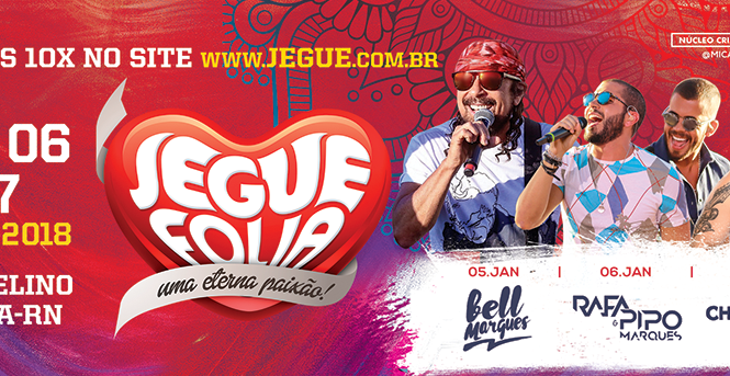 Jegue Folia 2018 anuncia atrações