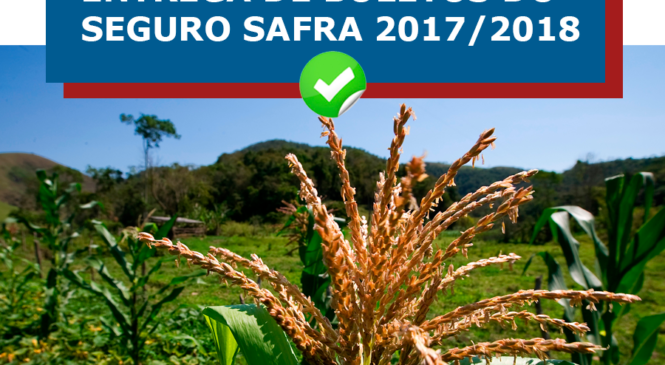 PREFEITURA MUNICIPAL DE JOÃO DIAS INICIA ENTREGA DE BOLETOS DO SEGURO SAFRA 2017/2018.