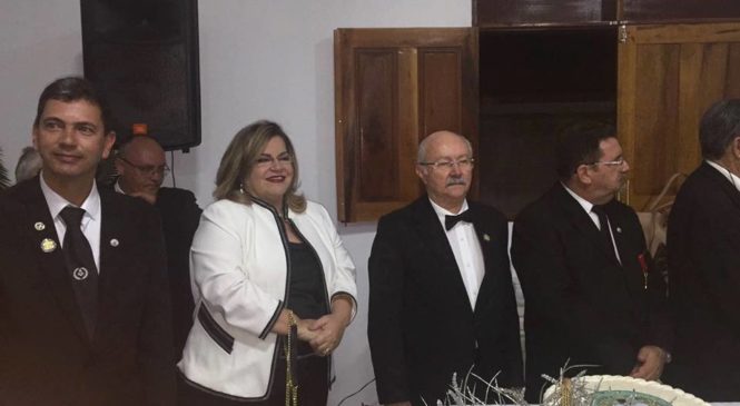 Prefeita Olga participou da inauguração da sede da Loja Maçônica União e Silêncio 06