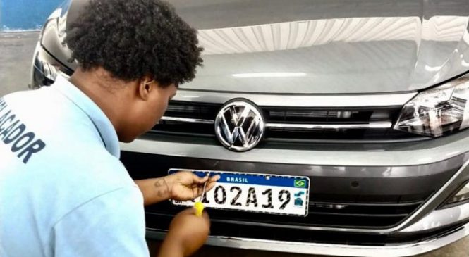 Novas placas de veículos serão obrigatórias a partir de 31 de janeiro