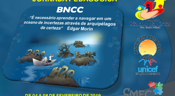 Secretaria Municipal de Educação de Riacho da Cruz/RN realizará a Jornada Pedagógica no período de 04 a 08 de Fevereiro de 2019