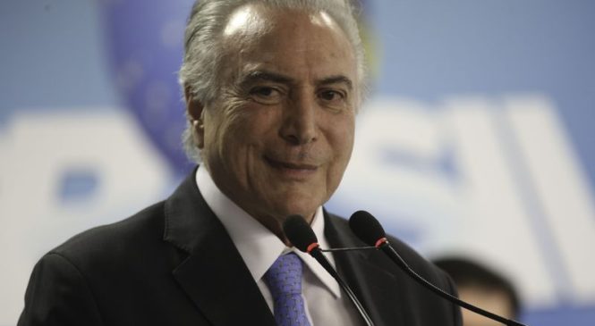 STF quebra sigilo bancário de Temer por suspeitas no caso da MP dos Portos