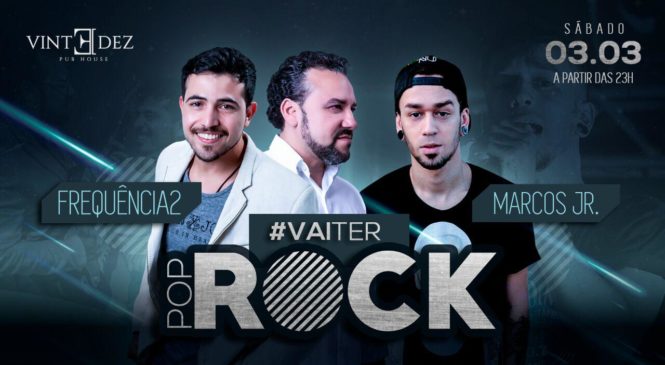 Frequência 2 e Marcos Júnior agitam a VinteDez Pub House com muito Pop Rock