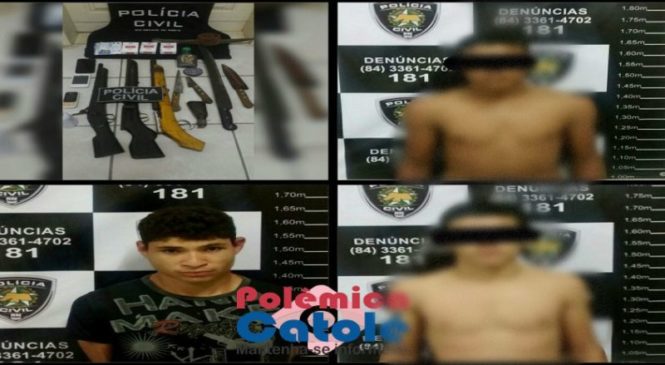 Polícia prende acusados de roubos na BR que liga Catolé do Rocha á Patu-RN