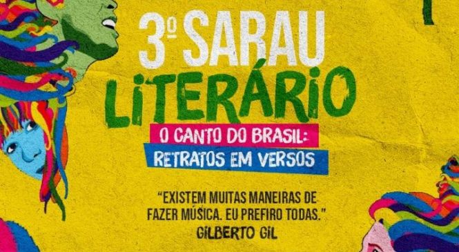 Acontece hoje no município de Rodolfo Fernandes/RN, O 3º Sarau Literário “O Canto do brasil, retratos em Versos”