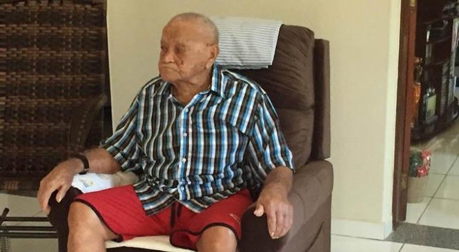 Seu Febrônio foi agricultor, marceneiro, estava em Marcelino Vieira quando Lampião passou para invadir Mossoró, aos 109 anos diz que não tem medo do novo coronavírus