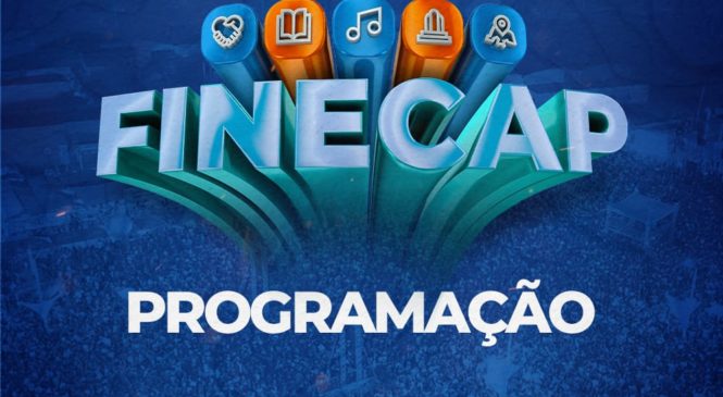 Prefeitura divulga programação oficial da Finecap 2022