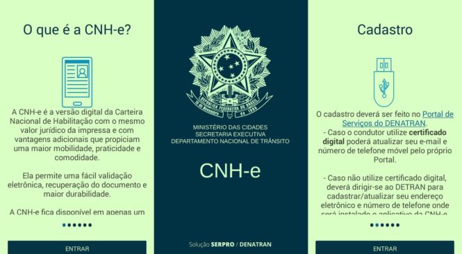 Detran não tem prazo estabelecido para emissão da CNH digital no RN