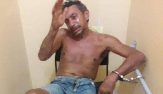 Homem é preso em Baraúna acusado de tentar matar mulher com enxada