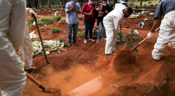 Brasil tem mais de 16 mil mortes por covid-19 e supera 240 mil casos